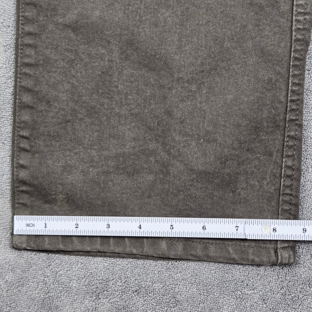 Roebuck & Co Slim Straight Jean Mens 36x30 (38" mes.) Gray Stretch Workwear - Picture 6 of 14